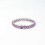 Silver Amethyst Bracelet