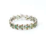 Tourmaline Silver Bracelet