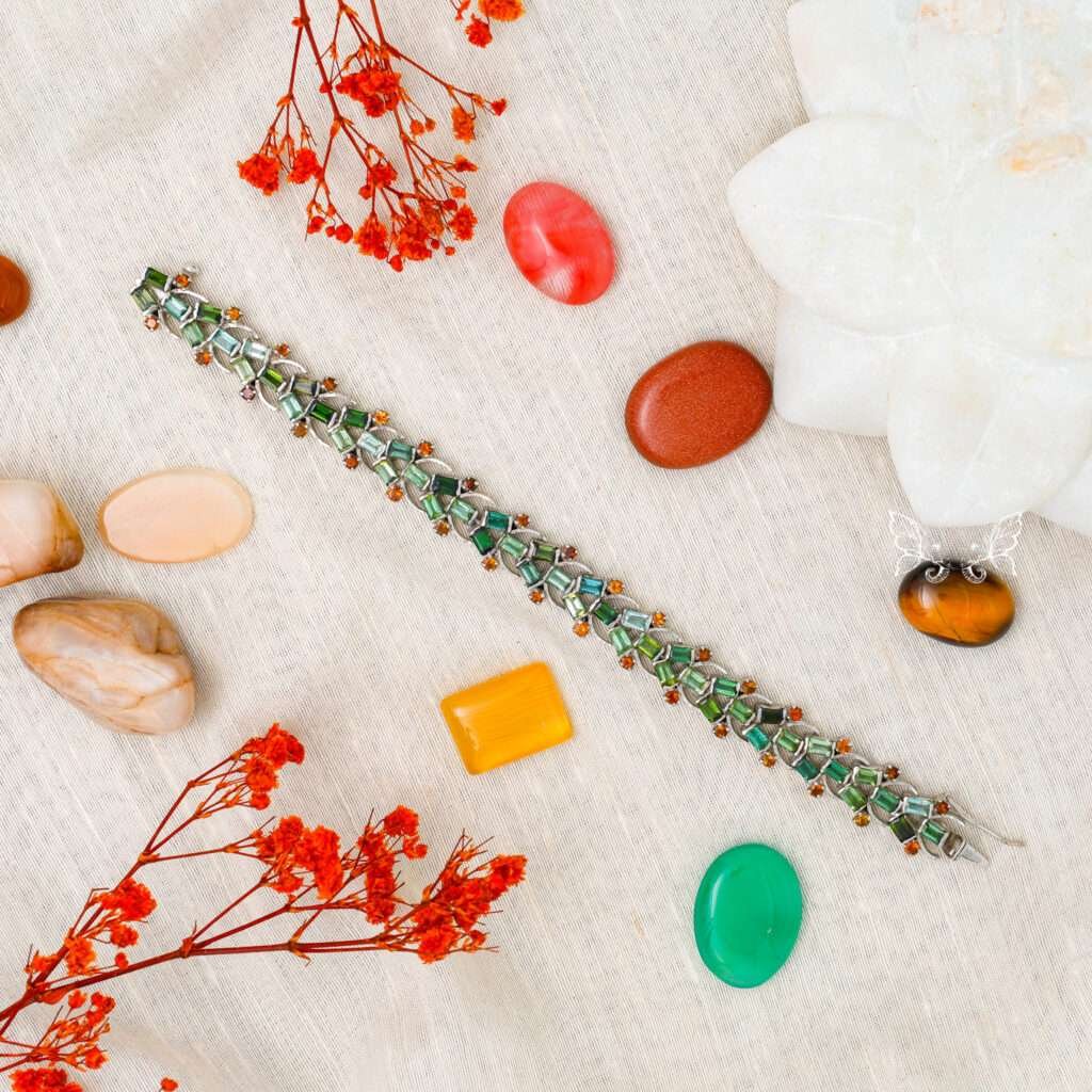 White Opal Tennis Bracelet