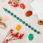 Silver malachite Bracelet