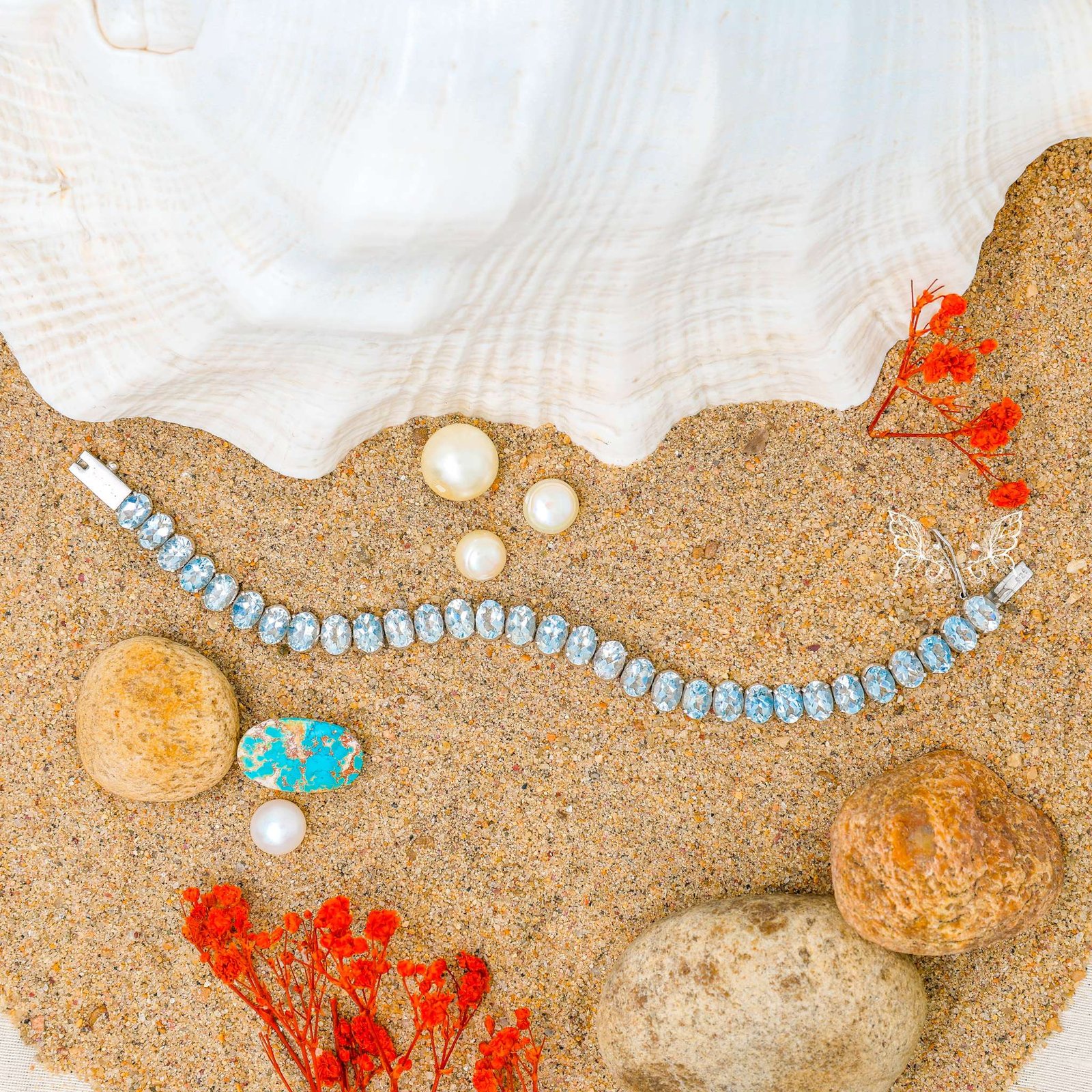 _82A1455 Aquamarine Bracelet