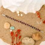 Garnet Tennis Bracelet