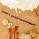 Oval Garnet Bracelet