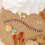 Garnet Silver Bracelet