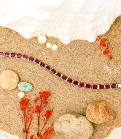 Natural Garnet Bracelet