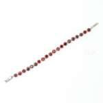 Garnet Tennis Bracelet