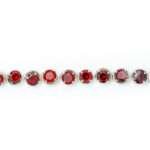 Garnet Tennis Bracelet