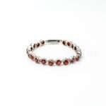 Garnet Tennis Bracelet