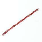 Oval Garnet Bracelet