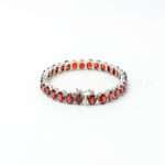 Oval Garnet Bracelet