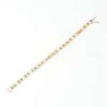 Silver Golden Citrine Bracelet