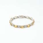Silver Golden Citrine Bracelet