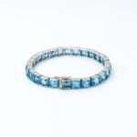 Silver Blue Topaz Bracelet
