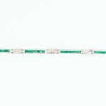 Emerald Gemstone Bracelet