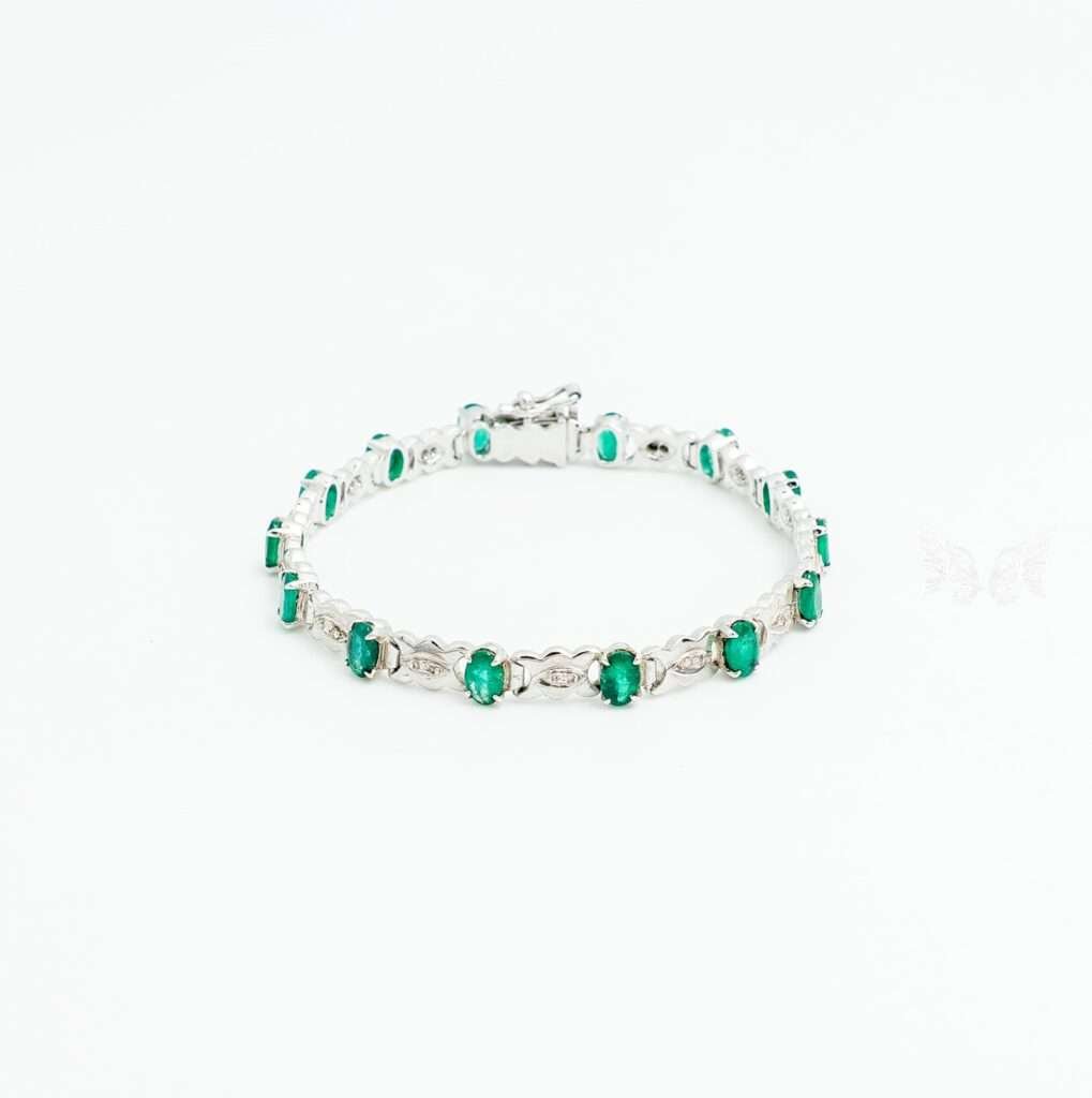 Emerald Tennis Bracelet