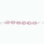 Silver Ruby Bracelet