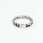 tourmaline silver bracelet