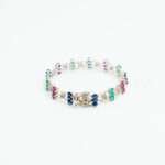 Multi-Gemstone Tennis Bracelet