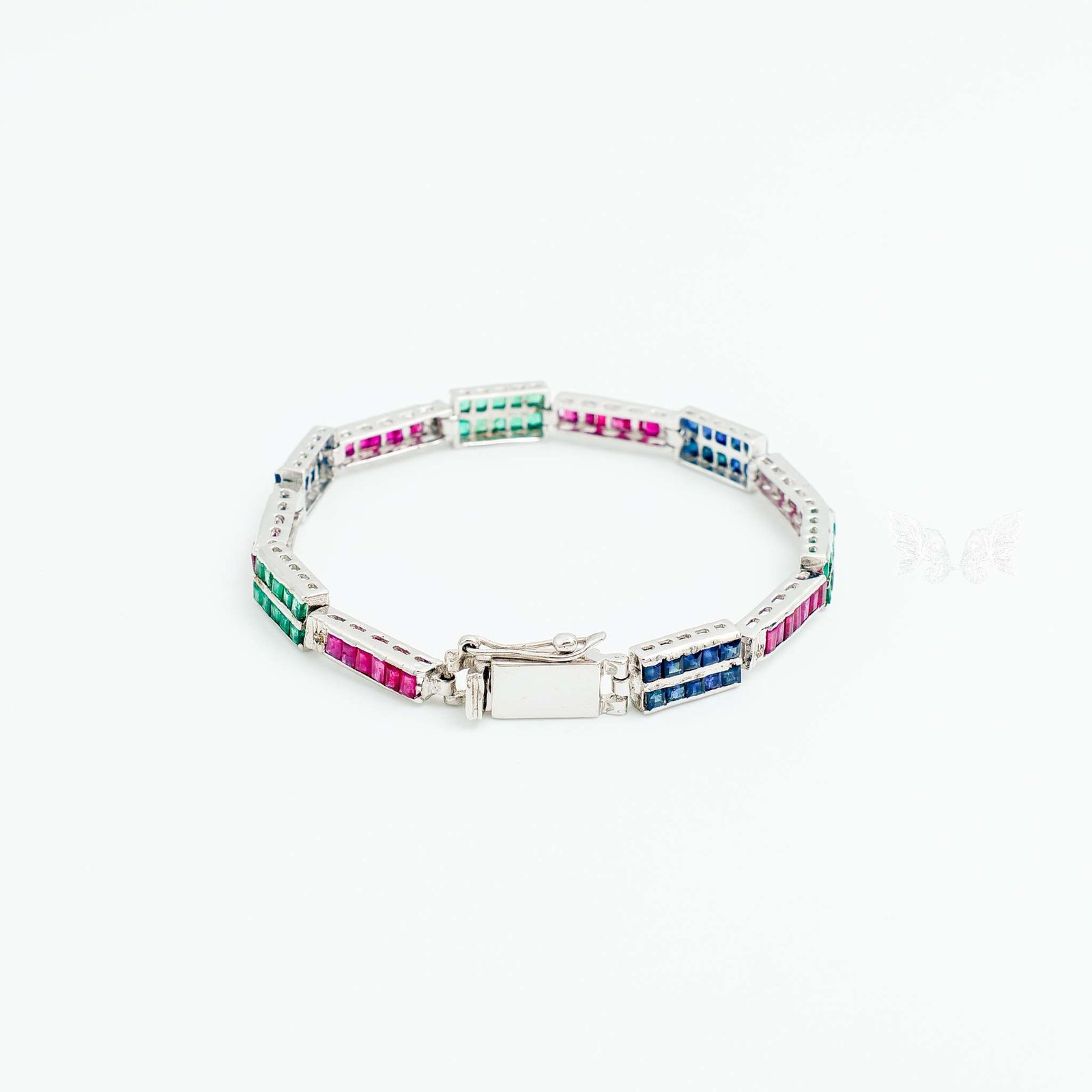 _82A2139 Silver Tennis Bracelet