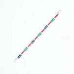 Natural Ruby, Sapphire & Emerald 92.5 Sterling Silver Tennis Bracelet with Diamonds - Image 4