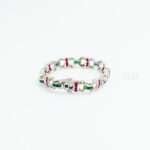 Handcrafted 925 Sterling Gemstone Silver Bracelet – Natural Ruby, Sapphire, Emerald & Diamond Jewelry - Image 5