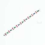 Handcrafted 925 Sterling Gemstone Silver Bracelet – Natural Ruby, Sapphire, Emerald & Diamond Jewelry - Image 4
