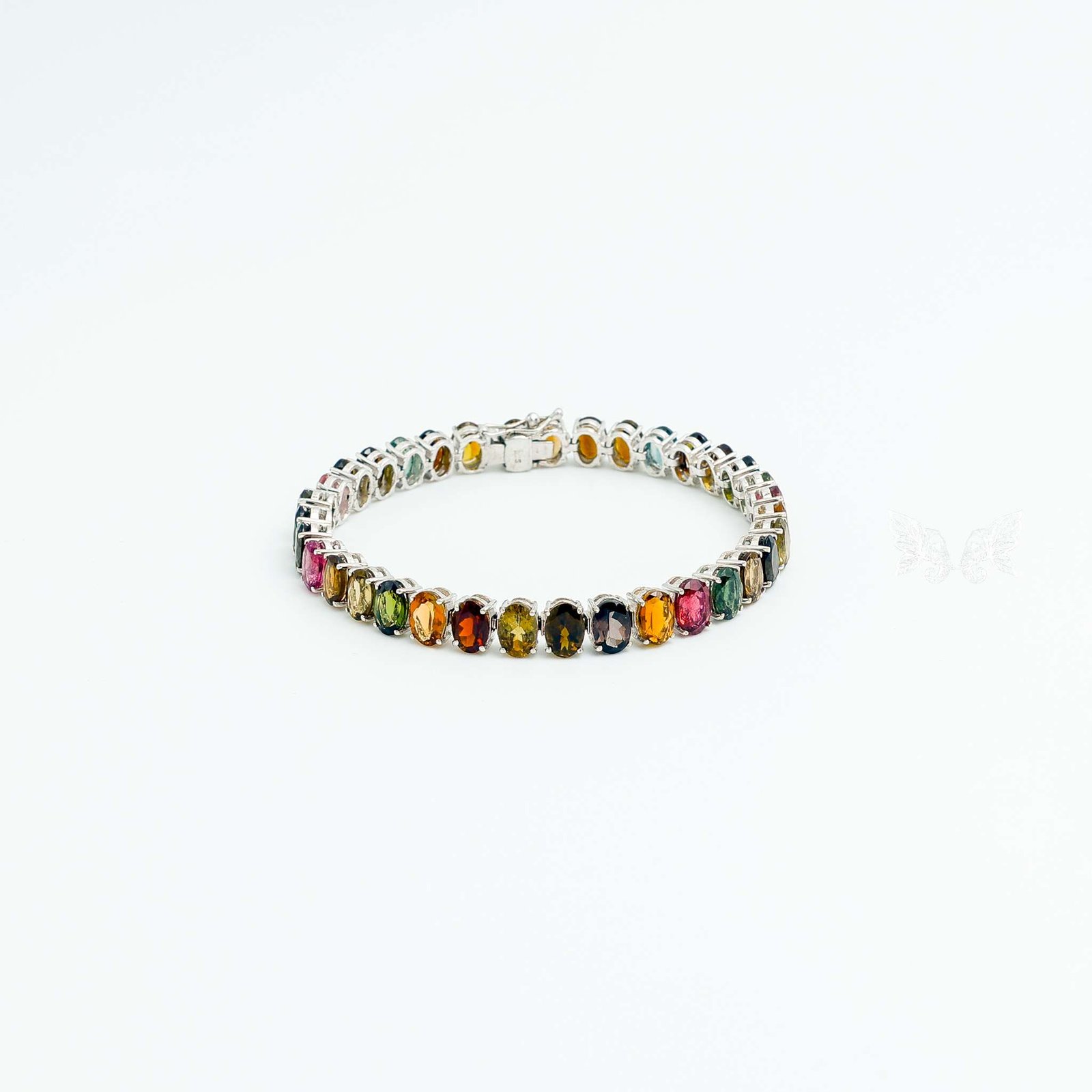_82A2152 Tourmaline Silver Bracelet