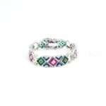 Gemstone Silver Bracelet