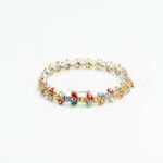 Sapphire & Diamond Silver Tennis Bracelet