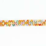 3-Line Natural Multi-Sapphire Silver Bracelet – Handcrafted Rainbow Gemstone Jewellery - Image 3