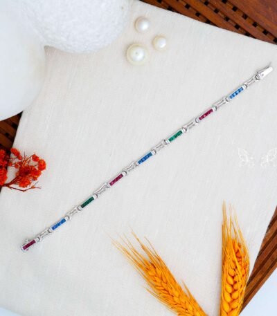 Sterling Silver Tennis Bracelet