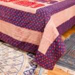 Applique Work Bed Cover