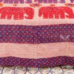Applique Work Bed Cover