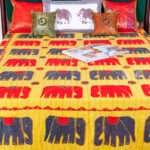 Appliqué Work Bed Cover