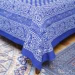Indigo Cotton Bedsheet
