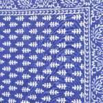 100% Cotton Indigo Cotton Bedsheet with 2 Pillow Covers – King Size - Image 2