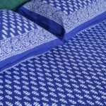 Indigo Cotton Bedsheet