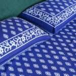 Indigo Print Cotton Bedsheet