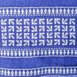 Cotton Bed Sheet with 2 Covers Blue Indigo Printed Bedsheet 90 x 108 Inches - Image 4