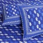 Cotton Bed Sheet with 2 Covers Blue Indigo Printed Bedsheet 90 x 108 Inches - Image 7