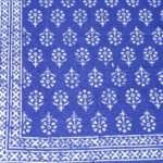 100% Cotton Indigo Cotton Bedsheet with 2 Pillow Covers – King Size - Image 5