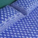 Indigo Cotton Bedsheet