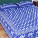 Indigo Printed Bedsheet