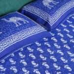 Indigo Printed Bedsheet