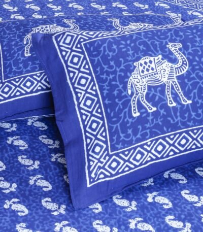 Indigo Printed Bedsheet