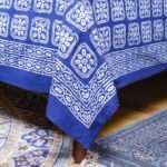 Jaipuri Indigo Printed Cotton Bedsheet Set – 90x108 Inches with 2 Pillow Covers - Image 4