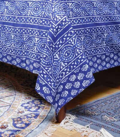 Indigo Printed Bedsheet