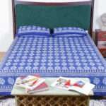 Indigo Cotton Bedsheet