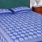 Indigo Cotton Bedsheet