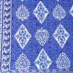 Indigo Cotton Bedsheet